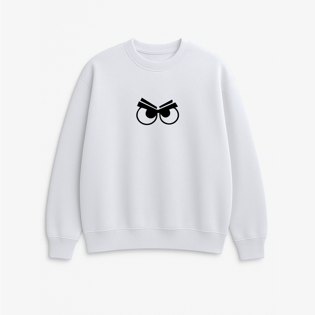 Don't Look Back - Printed Oversized Sweatshirt